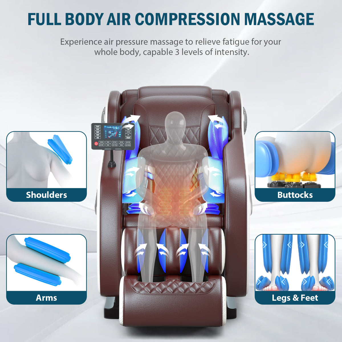 Zero Gravity Full Body Massage Chair with Heating Function
