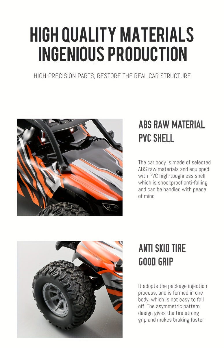 1:32 RC Car – 20km/h High-Speed All-Terrain Off-Road Electric Toy Car
