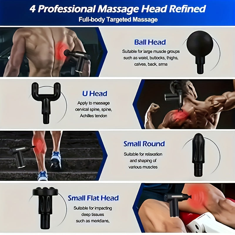 RelaxPro Massage Gun – Deep Muscle Relief & Fast Recovery