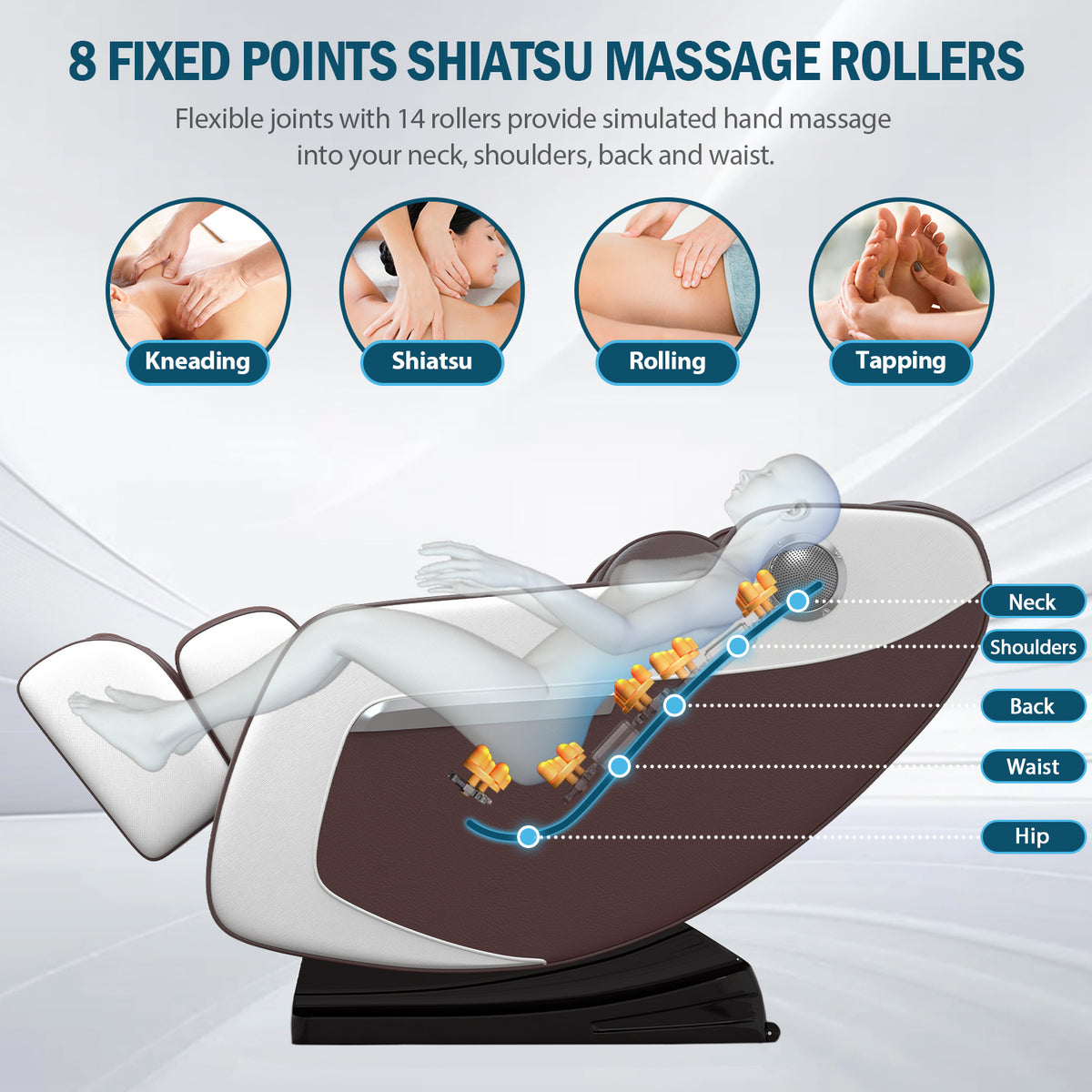Zero Gravity Full Body Massage Chair with Heating Function