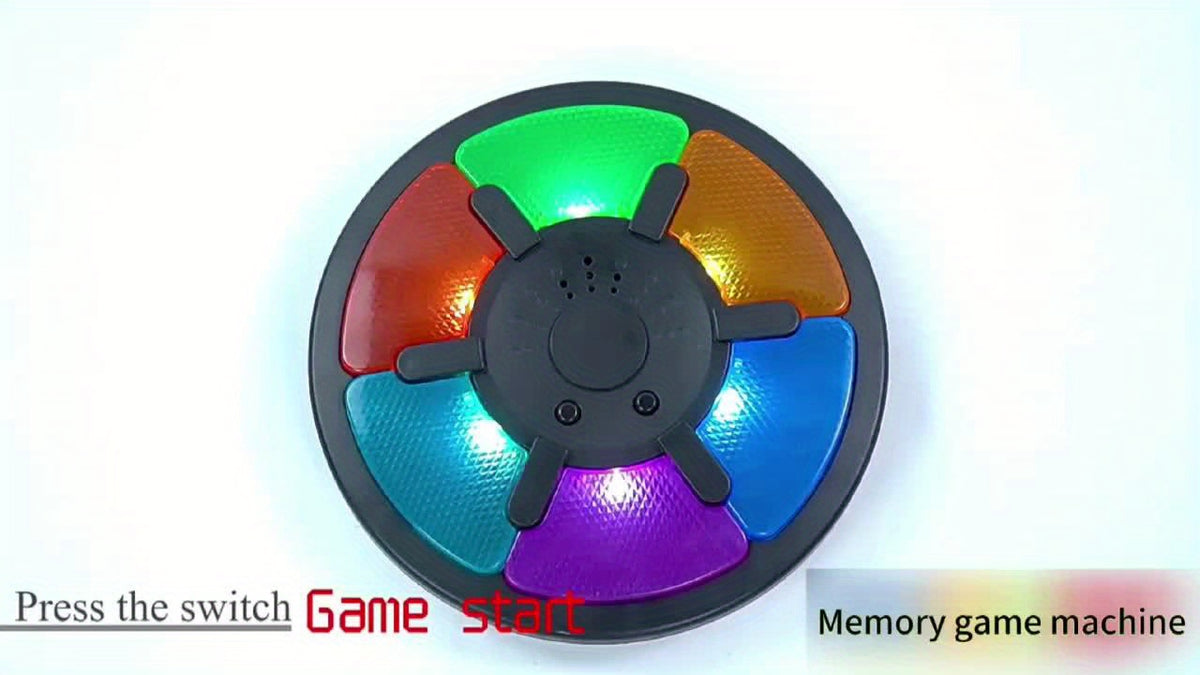 Interactive Memory Game Machine: Game Board With Led Lights And Sound Effects, Exercise Hand-brain Coordination-children's Educational Toy Halloween Christmas Gift
