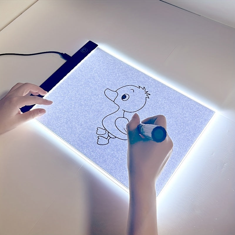 LED Drawing Copy Board for Kids – 3-Level Dimmable Painting Tablet