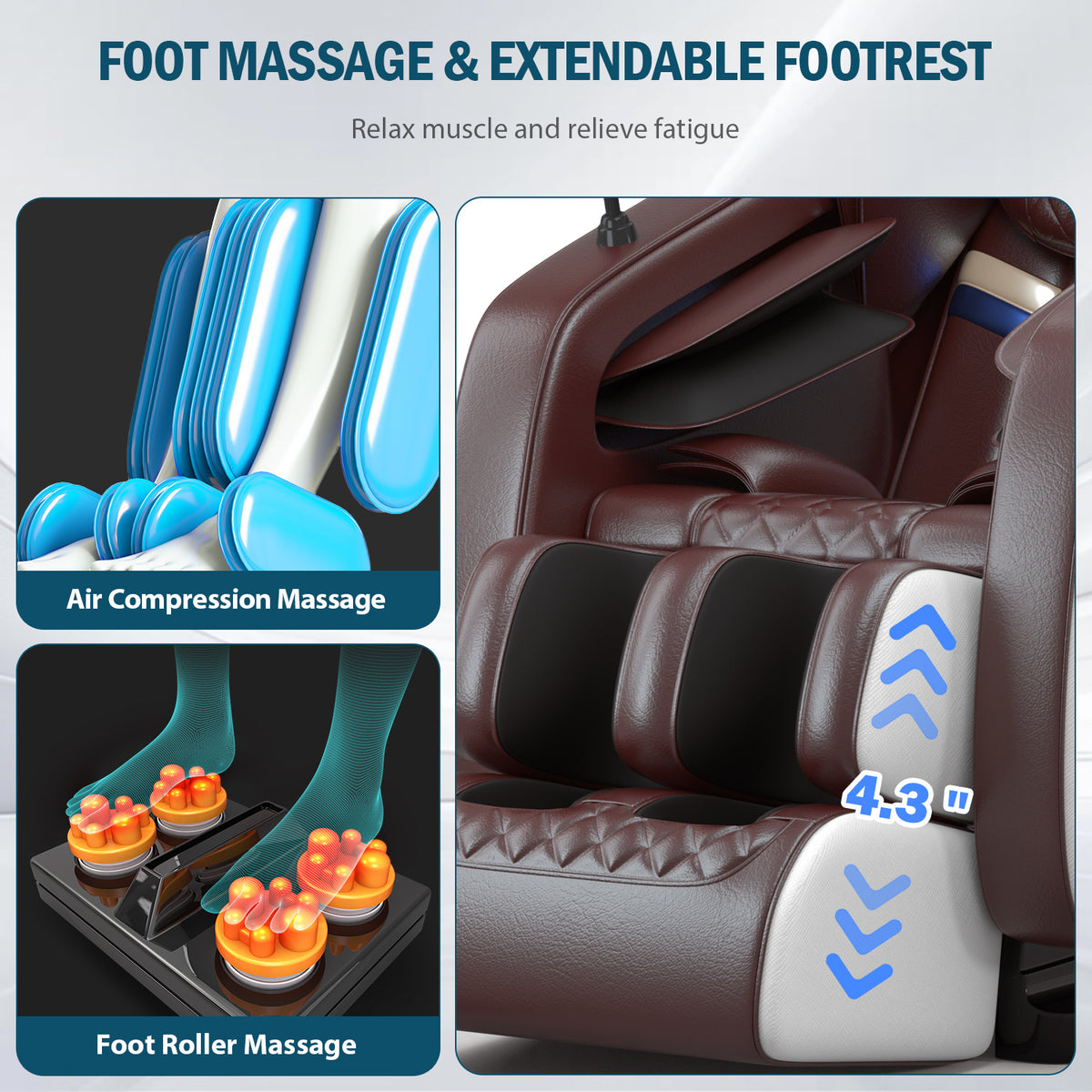 Zero Gravity Full Body Massage Chair with Heating Function