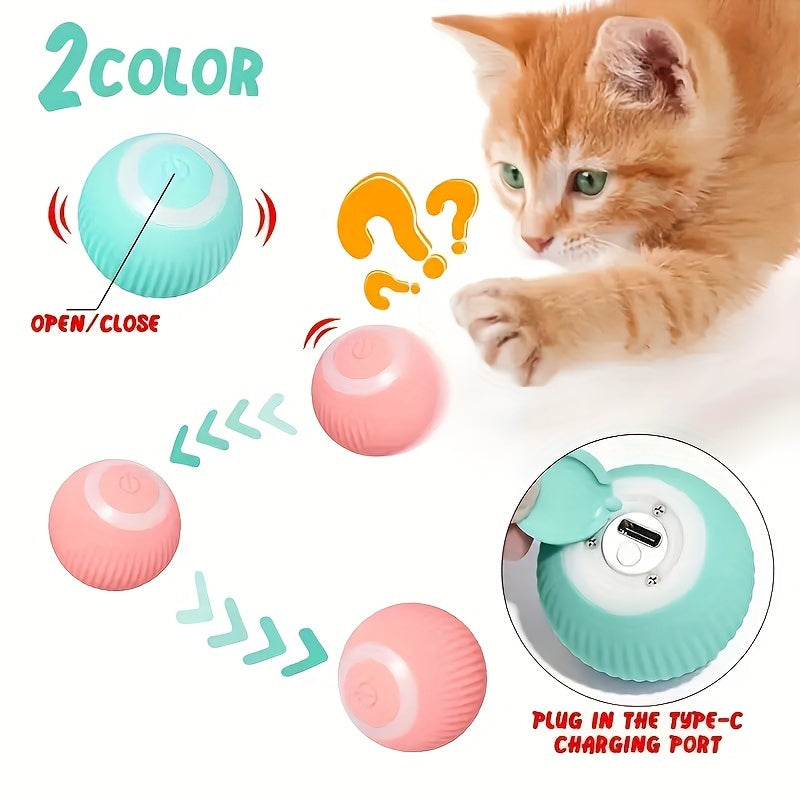 Cat Ball Toy – Automatic Rolling Ball for Endless Fun