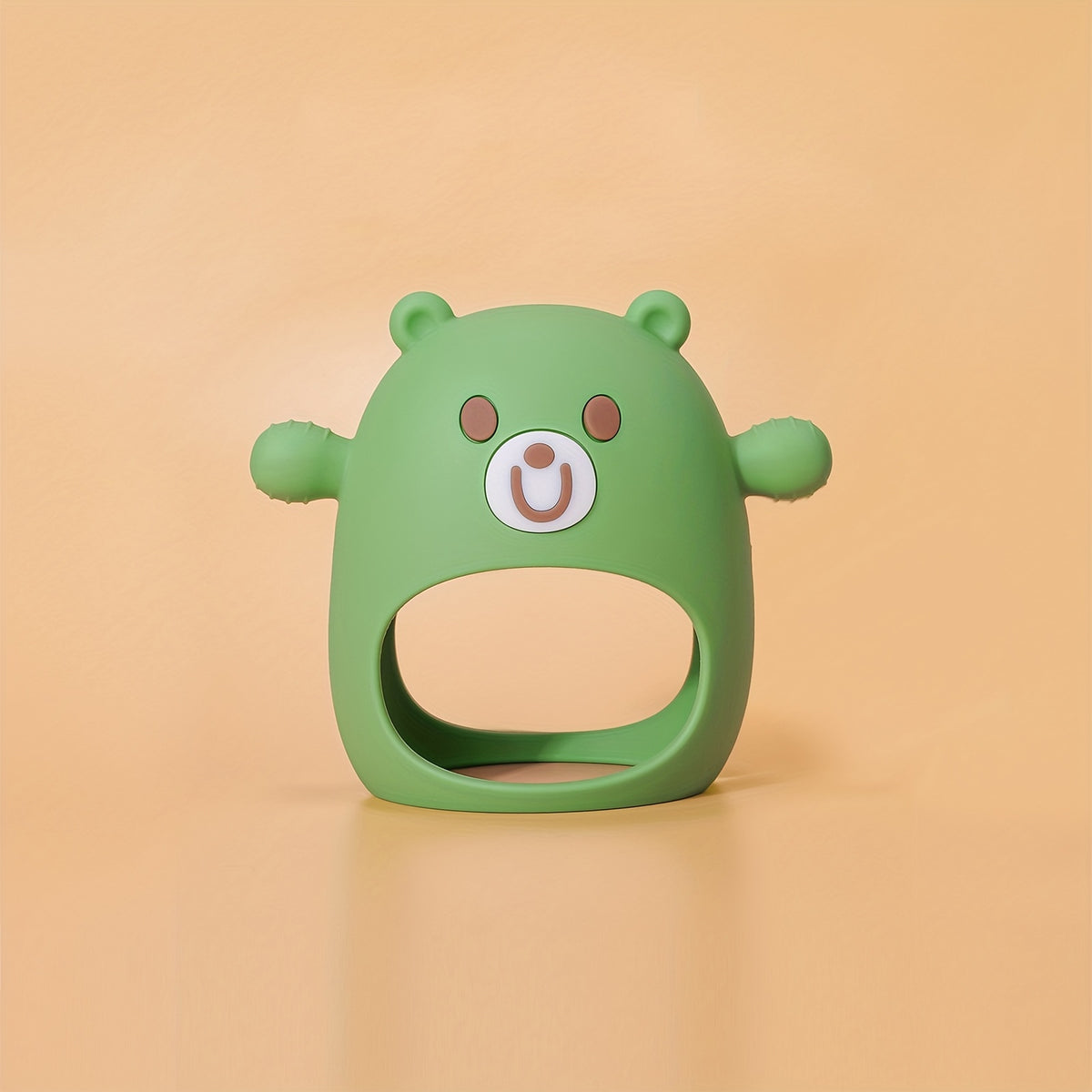 TYRY.HU Soft Silicone Bear Mitten – Teether for Youngsters (6M+)