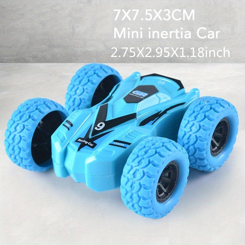 Double-Side Vehicle Inertia Toy Car – Safe & Shatter-Proof Fun for Kids