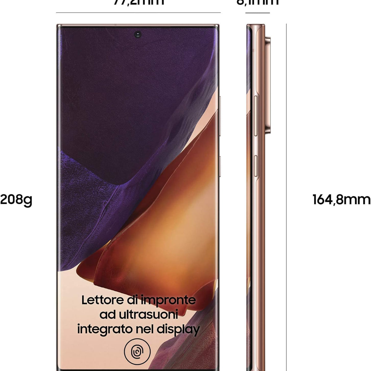 Samsung Galaxy Note 20 Ultra 5G Double SIM 256 Go 12 Go RAM