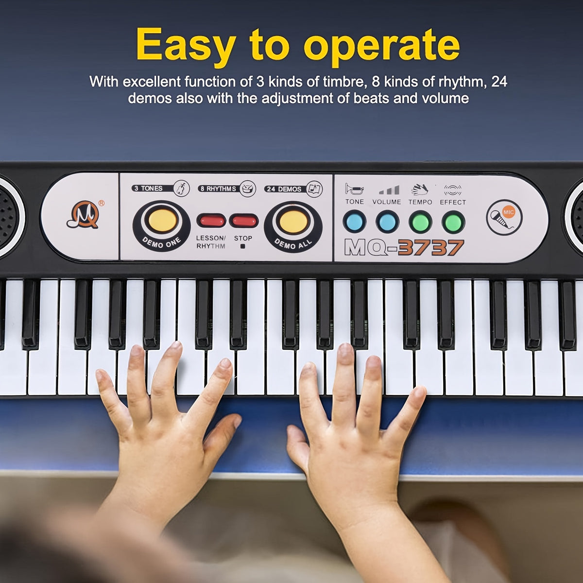 Monophonic 37-Key Electronic Piano for Children – Fun & Educational Beginner’s Keyboard