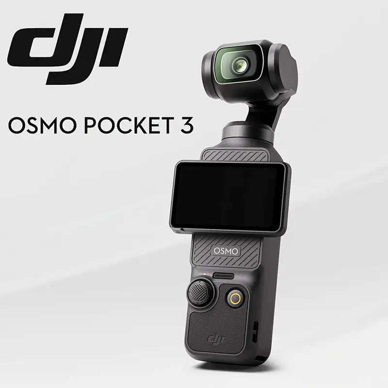 DJI Osmo Pocket 3 — Pocket-Sized 4K Camera with 1-Inch CMOS, 120fps & Rotatable 2" Screen