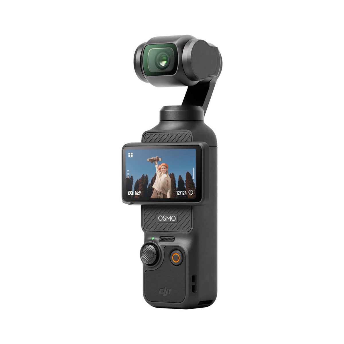 DJI Osmo Pocket 3 — Pocket-Sized 4K Camera with 1-Inch CMOS, 120fps & Rotatable 2" Screen