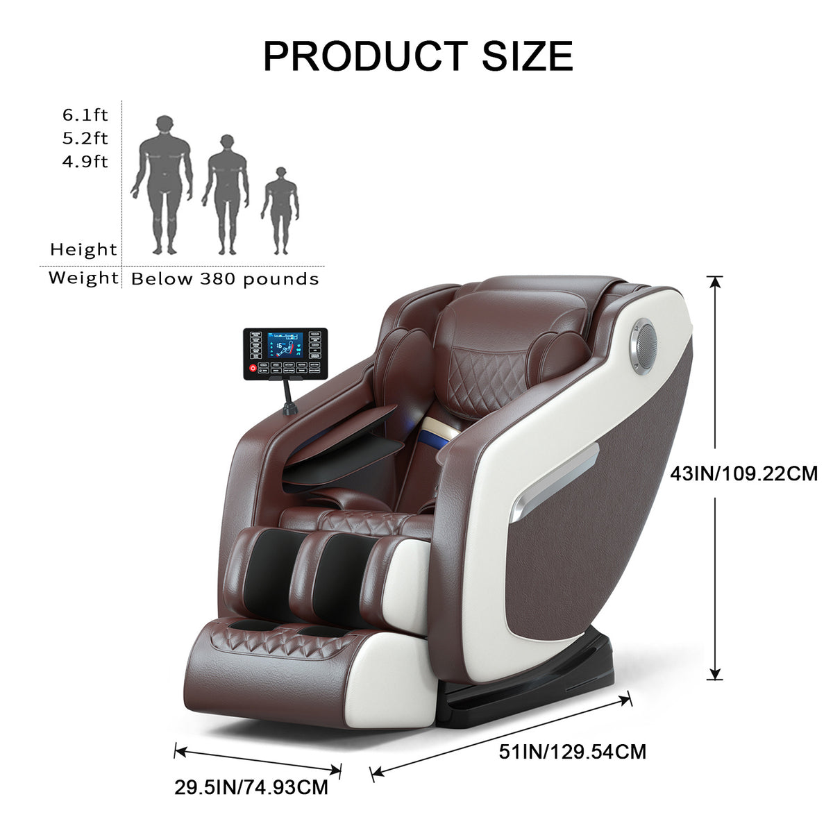 Zero Gravity Full Body Massage Chair with Heating Function