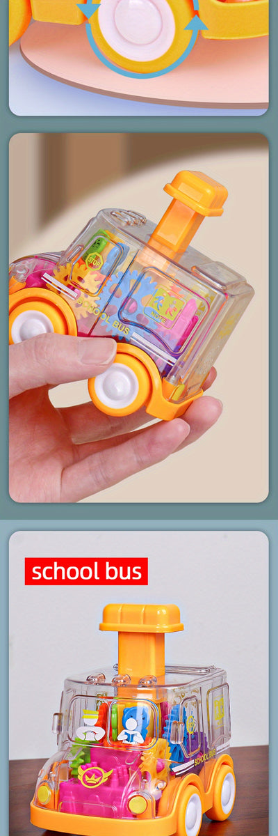 Children Press Car Boy – 3-in-1 Inertia Pull Back Car