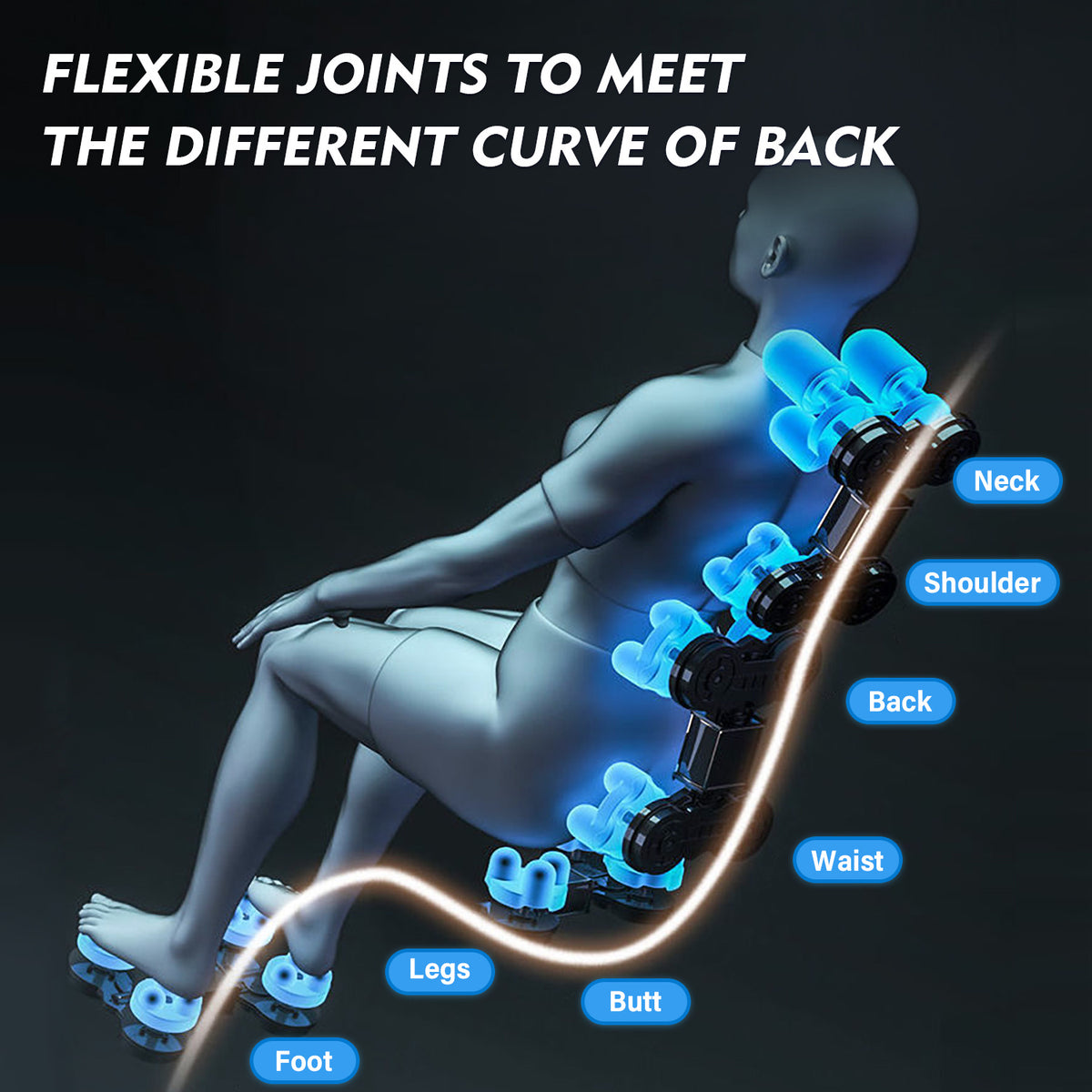 Zero Gravity Full Body Massage Chair with Heating Function