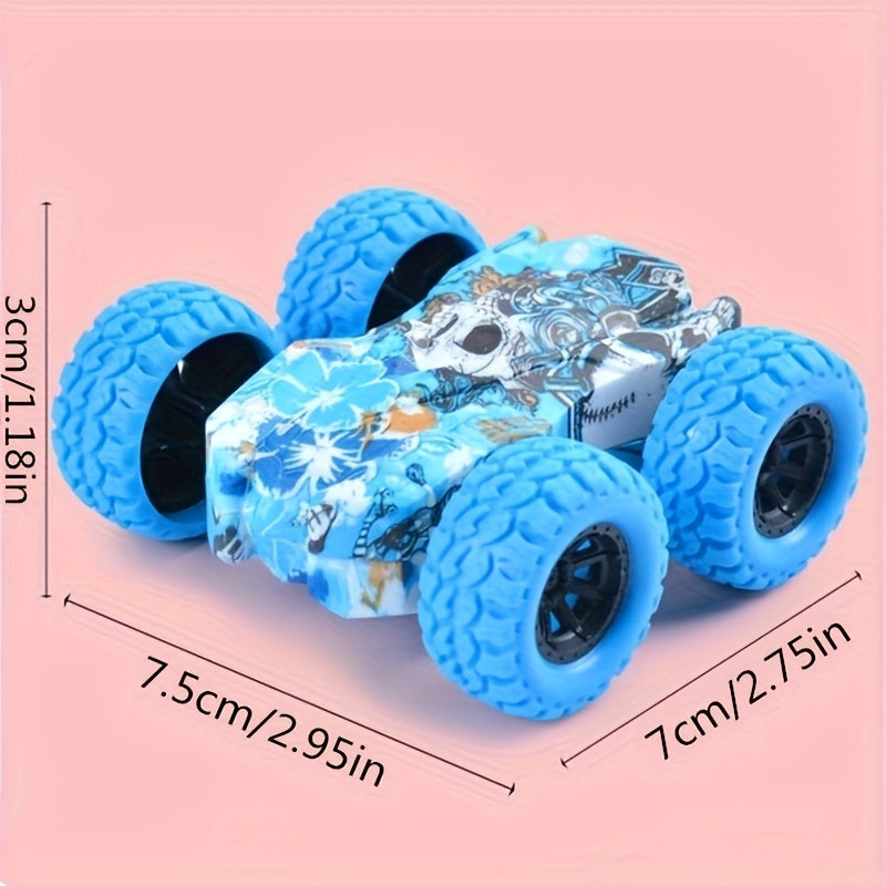Double-Side Vehicle Inertia Toy Car – Safe & Shatter-Proof Fun for Kids