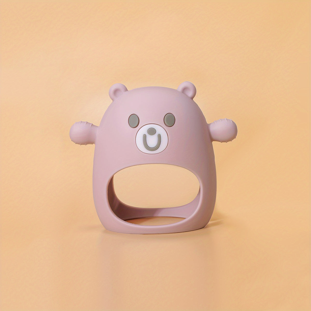 TYRY.HU Soft Silicone Bear Mitten – Teether for Youngsters (6M+)