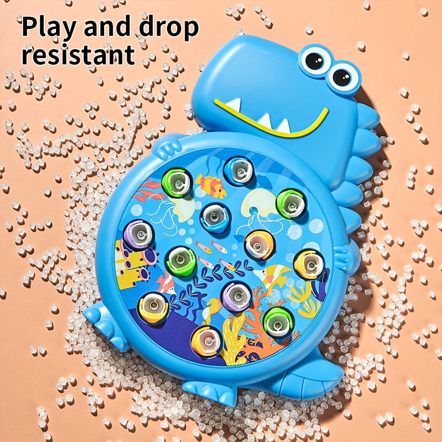 Dinosaur Fishing Plate Toy – Magnetic Puzzle Game for Kids