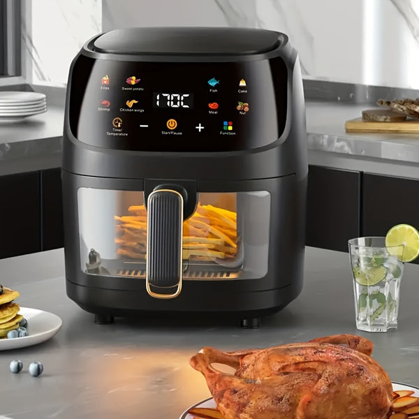 🍗 6L Electric Air Fryer Oven | Smart Touch Control & Multifunctional Cooking
