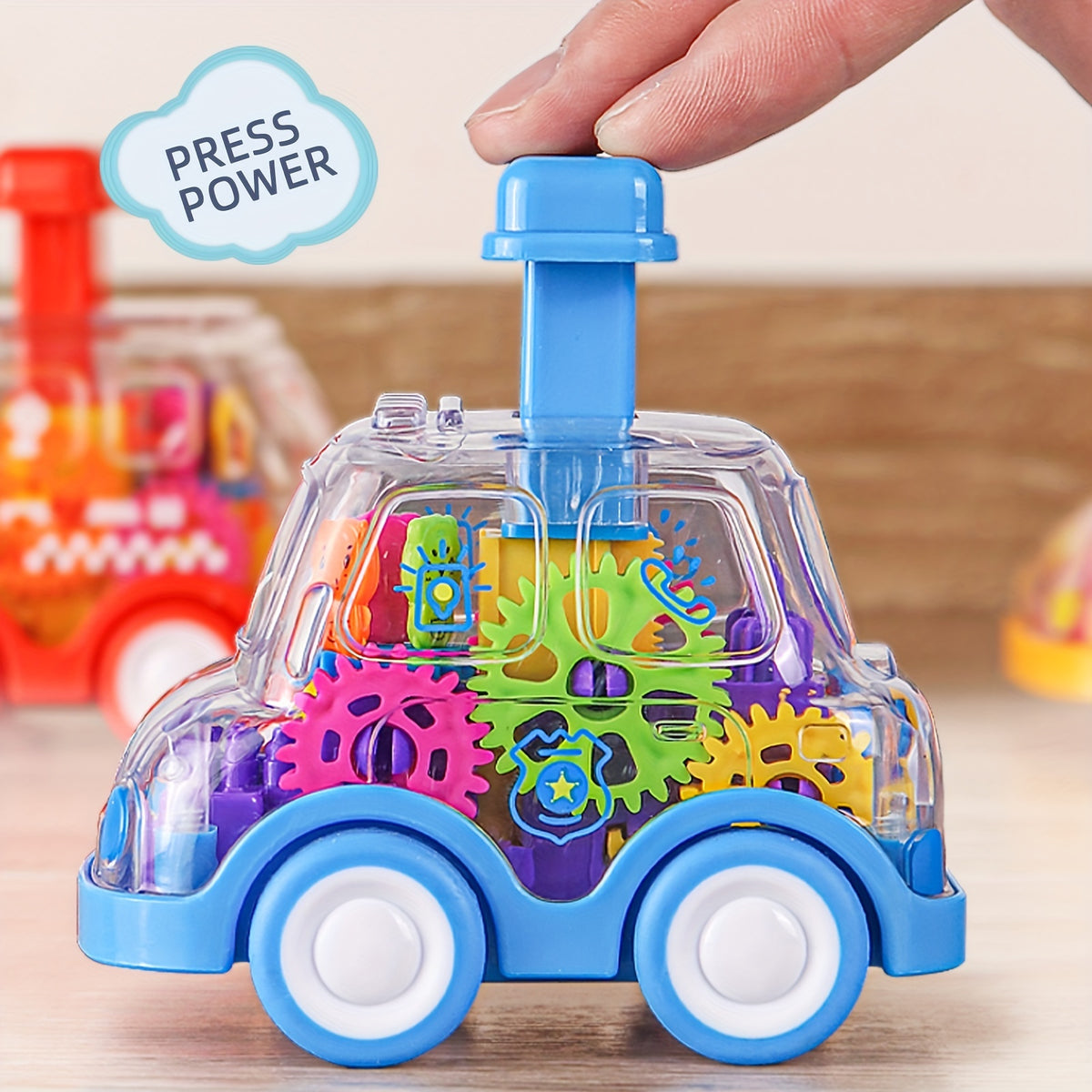 Children Press Car Boy – 3-in-1 Inertia Pull Back Car