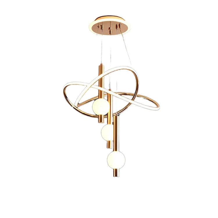 Modern High-End LED Chandelier – Minimalist Acrylic Design
