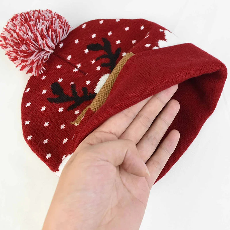 Christmas Theme LED Beanies