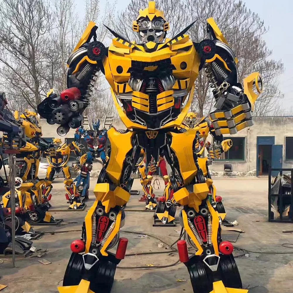 Robot Statues for Large Shopping Mall Event Display – Futuristic Decor & Photo Attraction