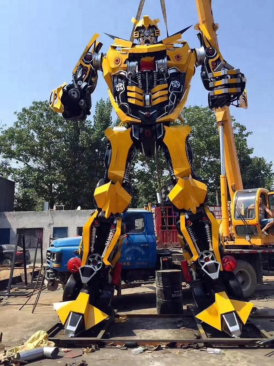 Robot Statues for Large Shopping Mall Event Display – Futuristic Decor & Photo Attraction