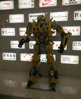 Robot Statues for Large Shopping Mall Event Display – Futuristic Decor & Photo Attraction