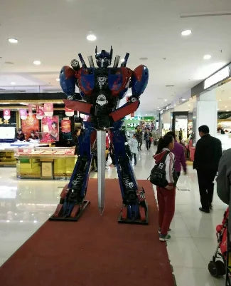 Robot Statues for Large Shopping Mall Event Display – Futuristic Decor & Photo Attraction
