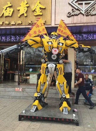 Robot Statues for Large Shopping Mall Event Display – Futuristic Decor & Photo Attraction