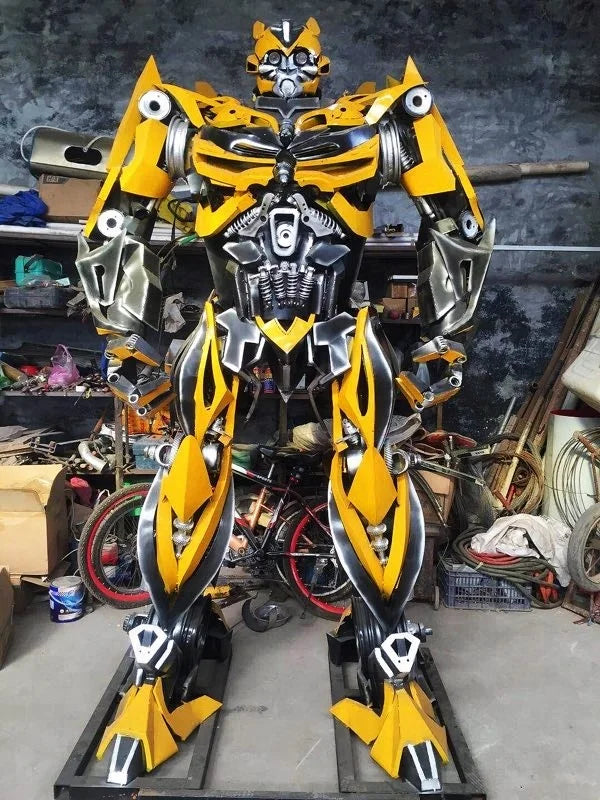 Robot Statues for Large Shopping Mall Event Display – Futuristic Decor & Photo Attraction