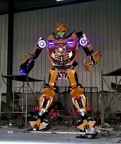 Robot Statues for Large Shopping Mall Event Display – Futuristic Decor & Photo Attraction