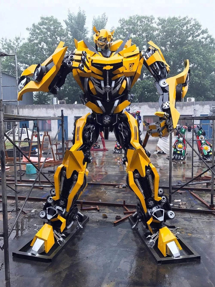 Robot Statues for Large Shopping Mall Event Display – Futuristic Decor & Photo Attraction