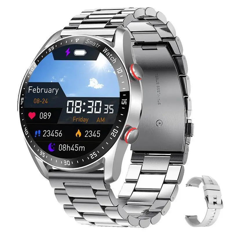 Steel Strap Smart Watch HW20 – ECG+PPG | Bluetooth Call | Fitness & Health Tracker