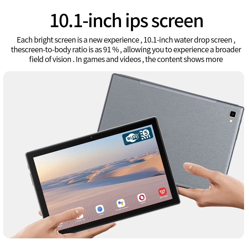 BDF 10.1" Android Tablet – Octa-Core | 8GB RAM | 128GB ROM | Dual SIM 4G LTE
