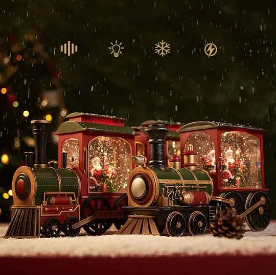 Christmas Train Music Box