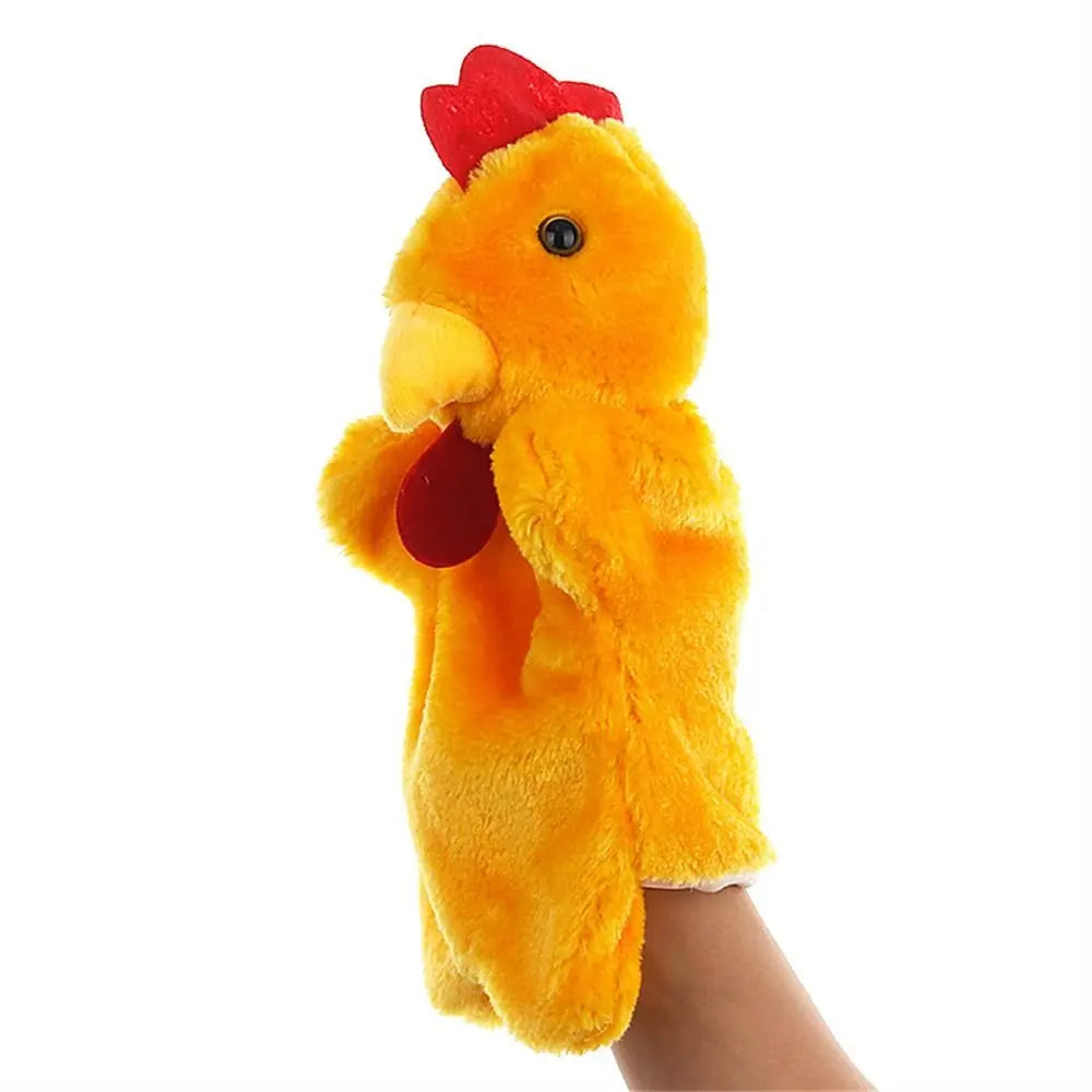 Animal Hand Puppet – Cute Cat Plush Doll for Storytelling & Play | Soft Cartoon Puppet Toy