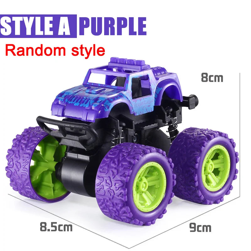 Pull Back Inertial Rotation Car – 4WD Off-Road SUV Racing Toy