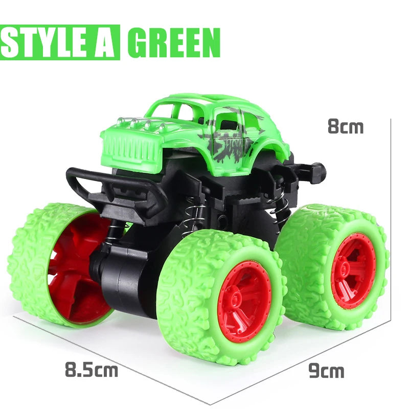 Pull Back Inertial Rotation Car – 4WD Off-Road SUV Racing Toy