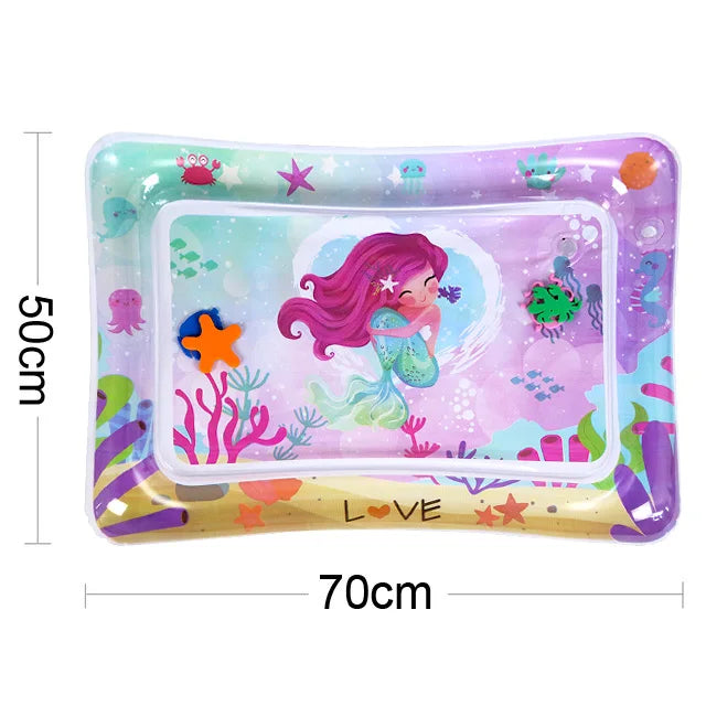 Baby Inflatable Water Play Mat | Tummy Time Activity Pad