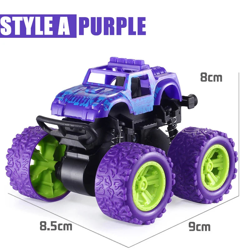 Pull Back Inertial Rotation Car – 4WD Off-Road SUV Racing Toy
