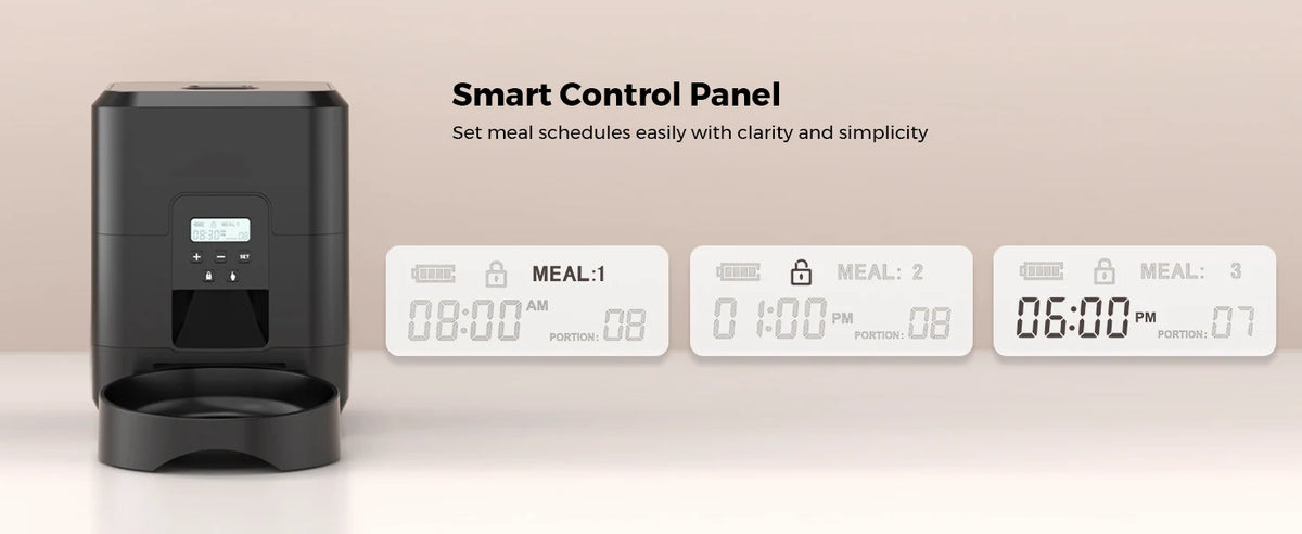 2L Smart Automatic Cat & Dog Feeder with APP Control | Timed Food Dispenser & Water Bowl Combo