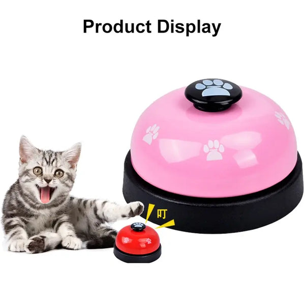 Pet Training Bell – Interactive Dinner Call Bell for Dogs & Cats | Fun Training & Communication Toy