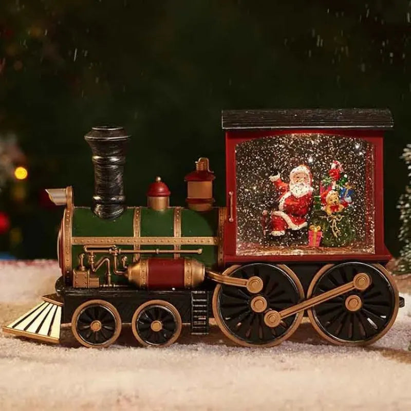 Christmas Train Music Box