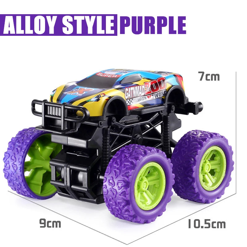 Pull Back Inertial Rotation Car – 4WD Off-Road SUV Racing Toy