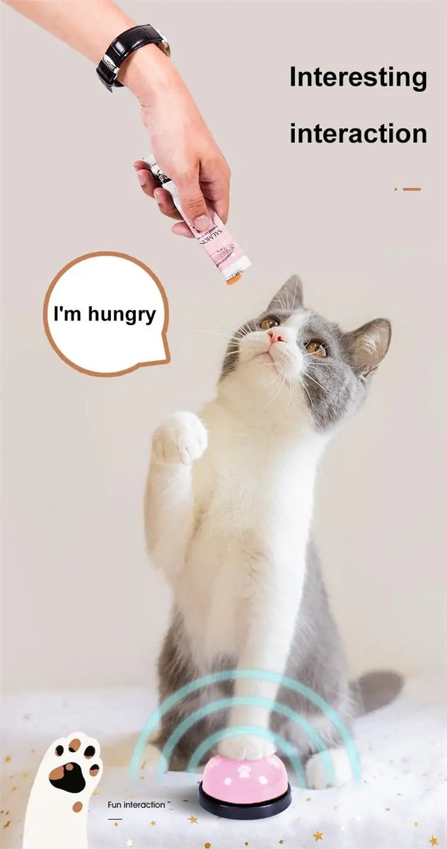 Pet Training Bell – Interactive Dinner Call Bell for Dogs & Cats | Fun Training & Communication Toy