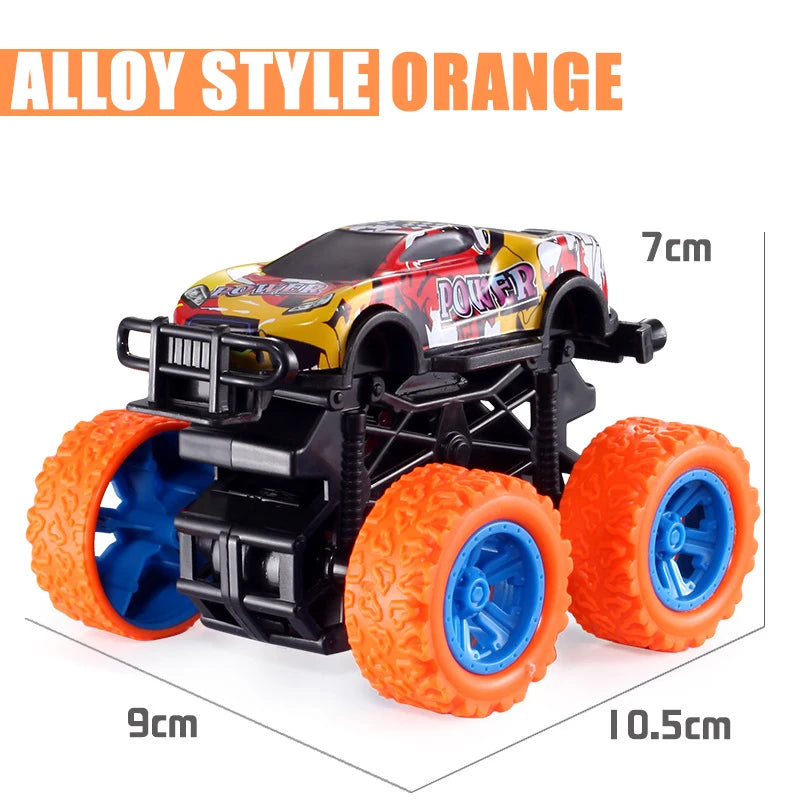 Pull Back Inertial Rotation Car – 4WD Off-Road SUV Racing Toy