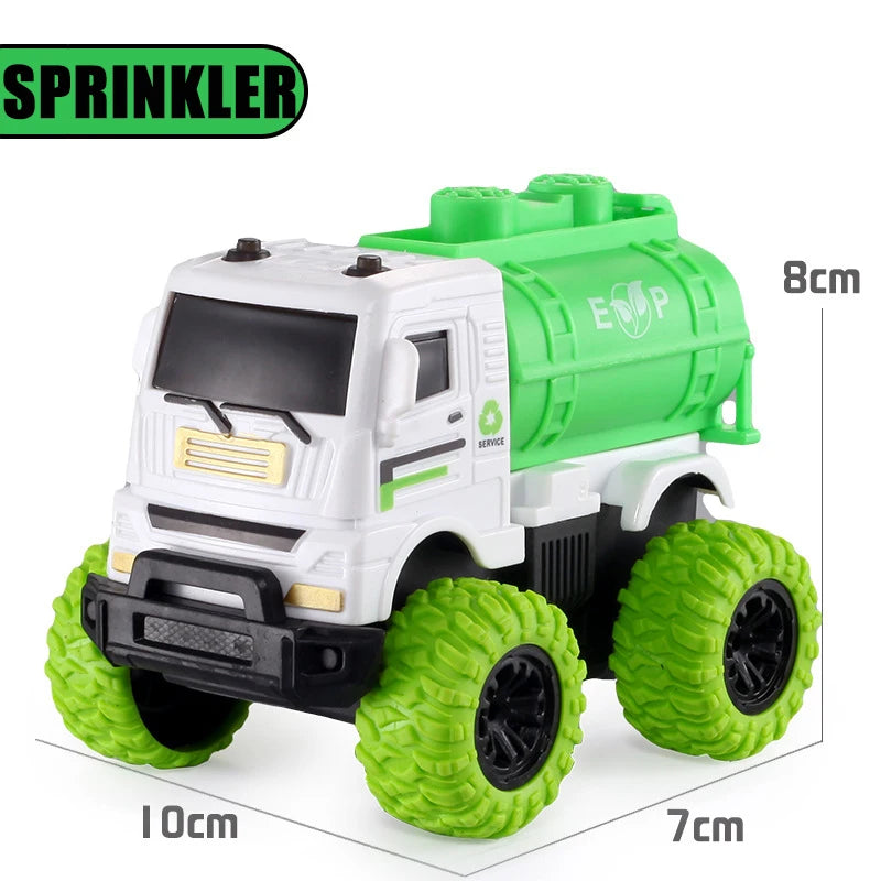 Pull Back Inertial Rotation Car – 4WD Off-Road SUV Racing Toy