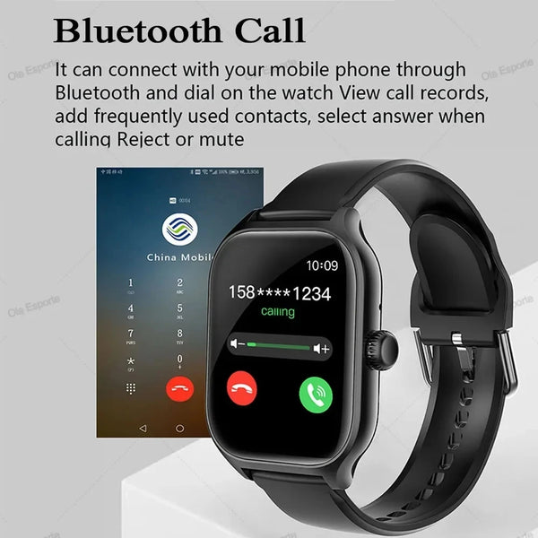 Smart Watch for Android & iOS – 1.83” HD Display with Bluetooth Calling