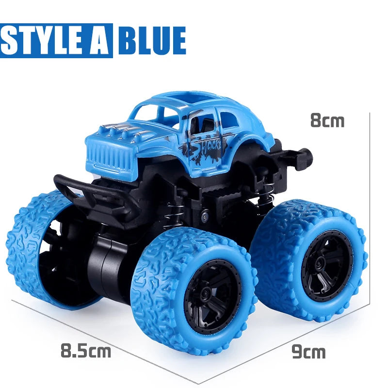 Pull Back Inertial Rotation Car – 4WD Off-Road SUV Racing Toy