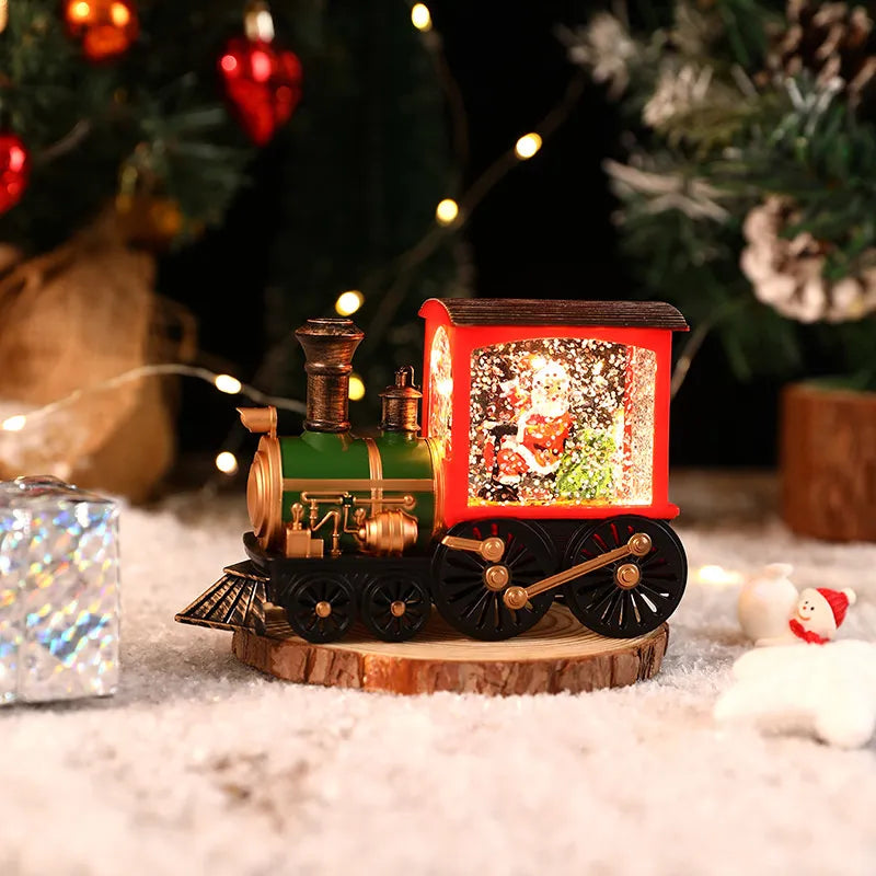 Christmas Train Music Box